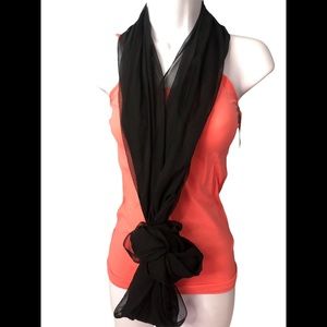 Black shoulder wrap/scarf